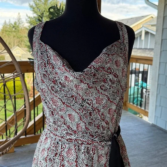 Cue | Python Cowl Neck Dress - Picture 4 of 9